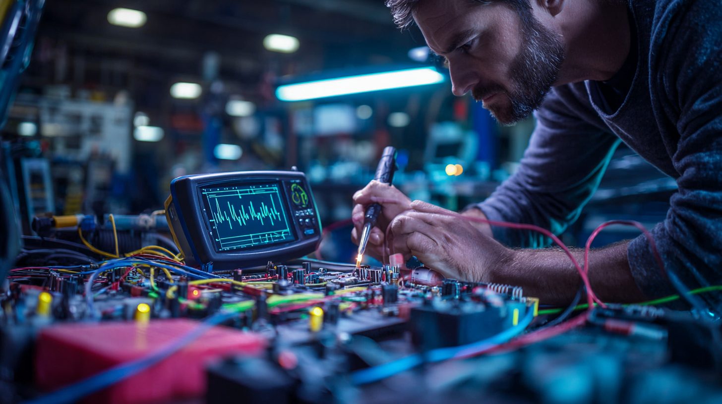 Измерение скачков напряжения в автомобильной сети