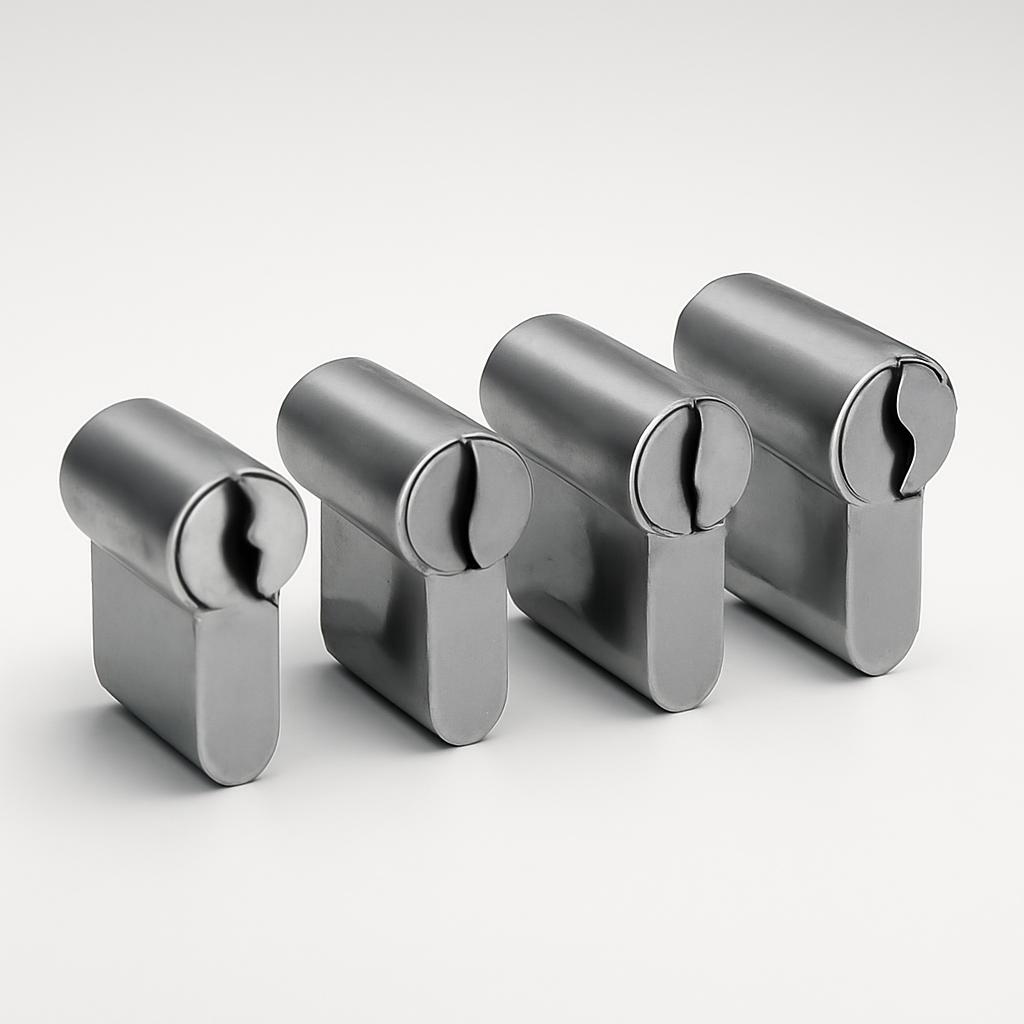 Схема профилей ISO-цилиндров разных стандартов