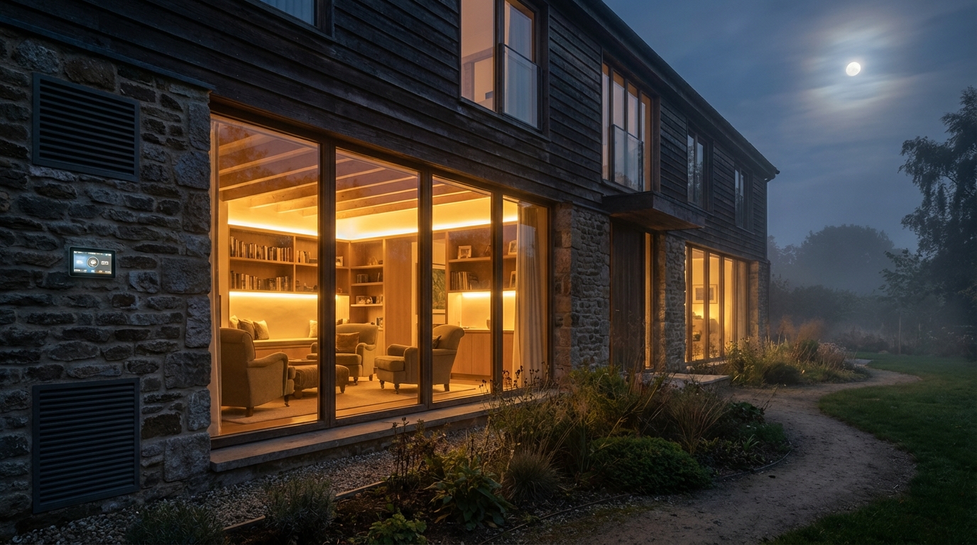 Система умного освещения и климат-контроля в загородном доме