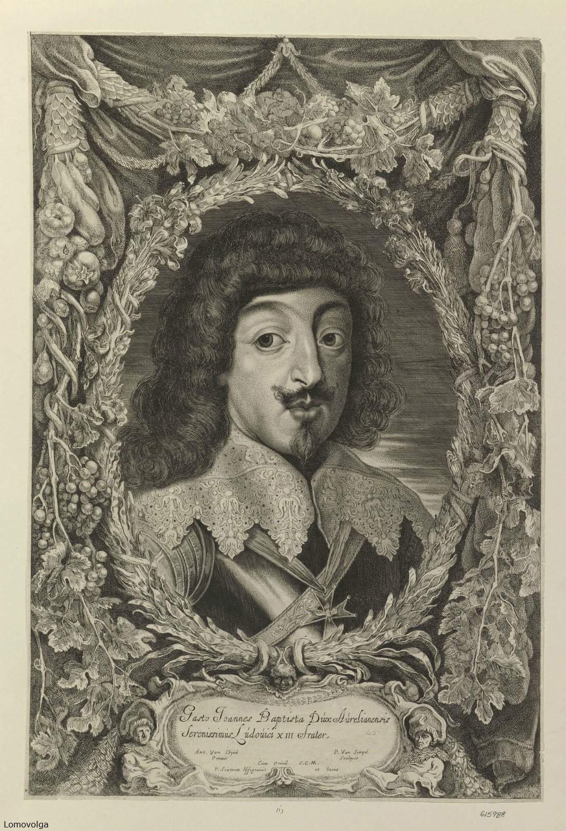 7 Sompel, Pieter van (1600-1643) Gasto Joannes Baptista Dux Aurelianensis Serenissimus Ludovici XIII frater.jpg