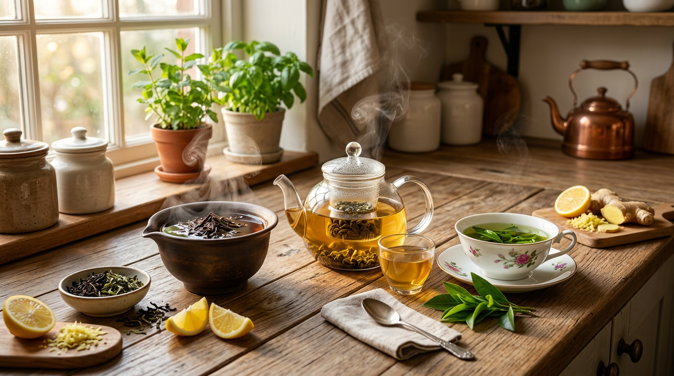 Разные сорта чая для похудения: пуэр, оолонг и зеленый