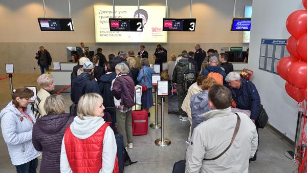 Задержки рейсов в аэропорту Перми из-за угрозы беспилотников