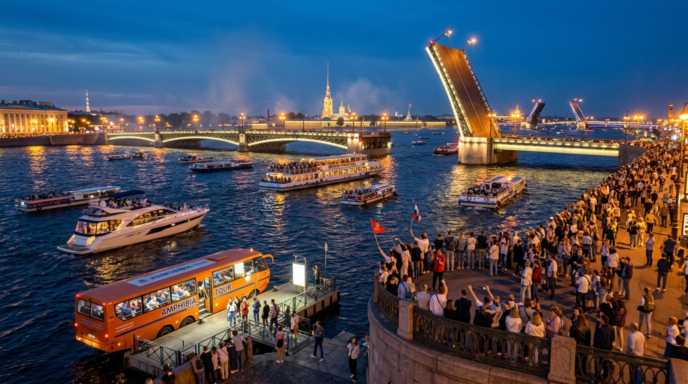 Белые ночи в Петербурге: как купить билеты на экскурсию к разводным мостам и спланировать идеальный визит