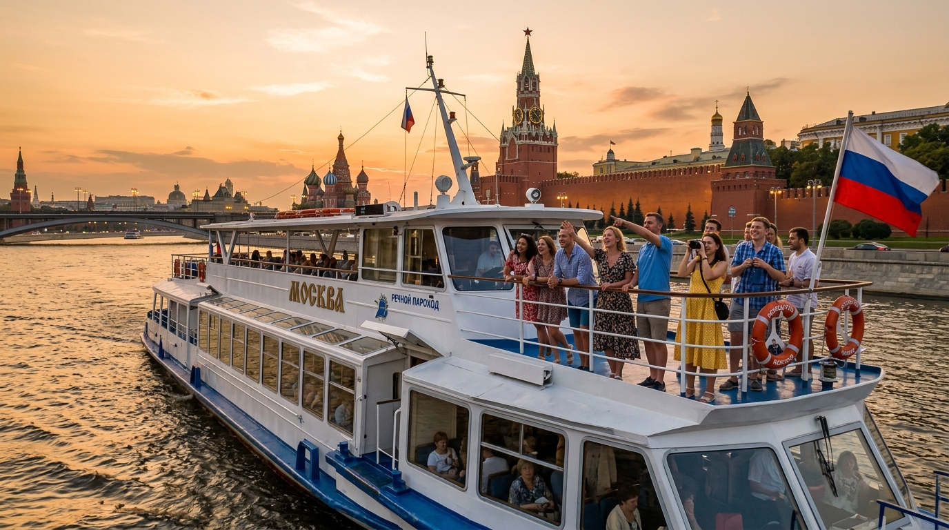 Почему поездка из Липецка в Москву неполна без водной экскурсии