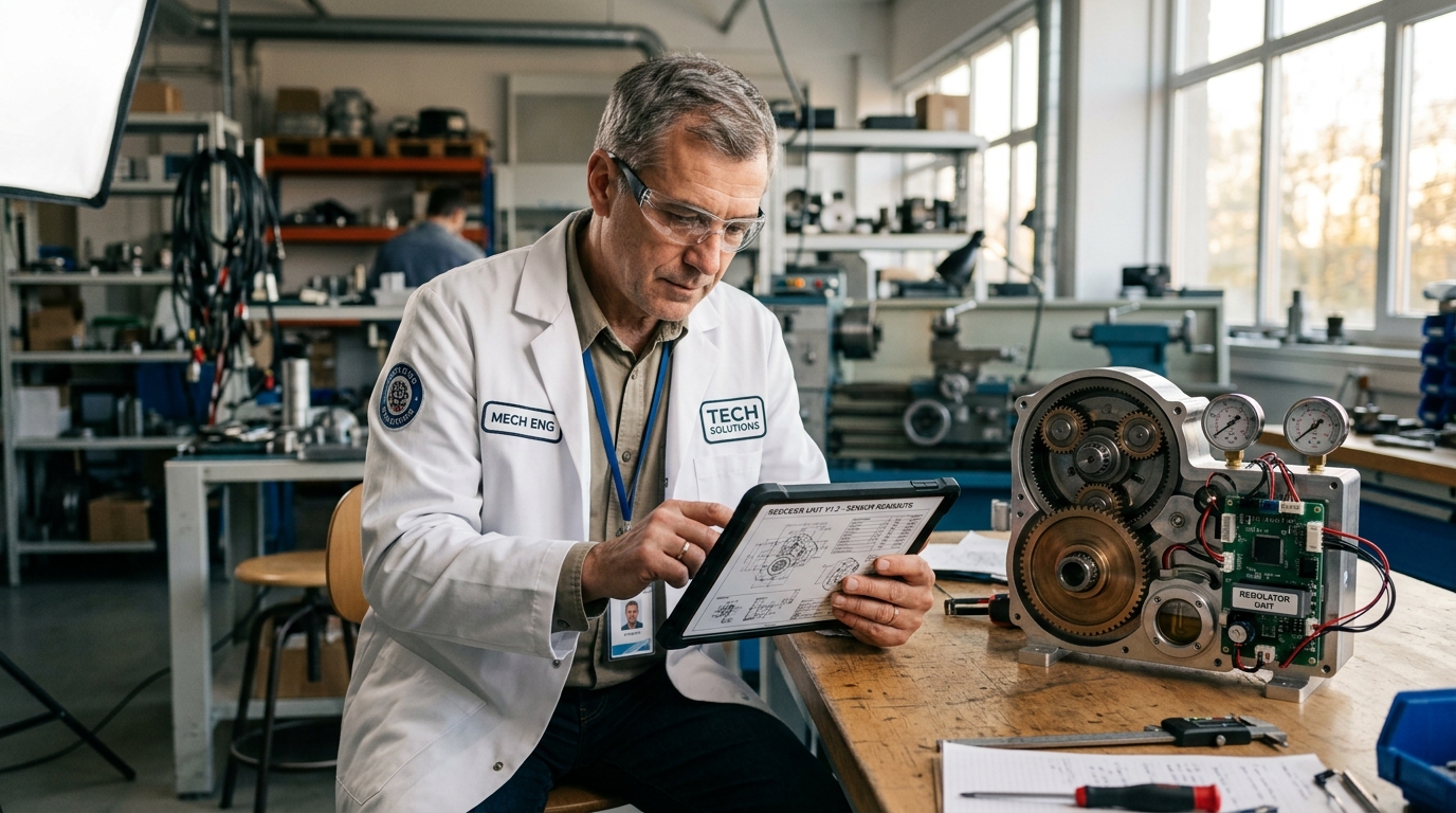 Инженер проверяет универсальные утверждения о редукторах и регуляторах в контексте конкретного проекта