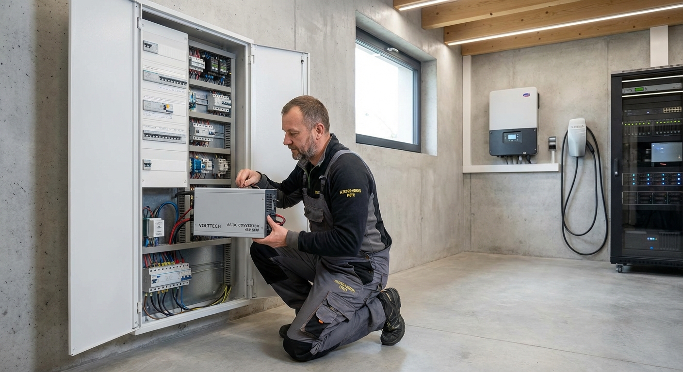 Проектирование электросети частного дома: зачем нужны качественные AC/DC Преобразователи и как их выбрать