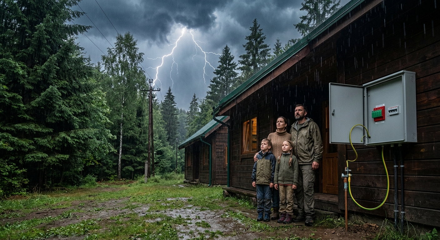 Безопасность инфраструктуры для экотуризма: как TVS - устройства защиты от импульсных перенапряжений (SPD) спасают оборудование баз отдыха в грозу