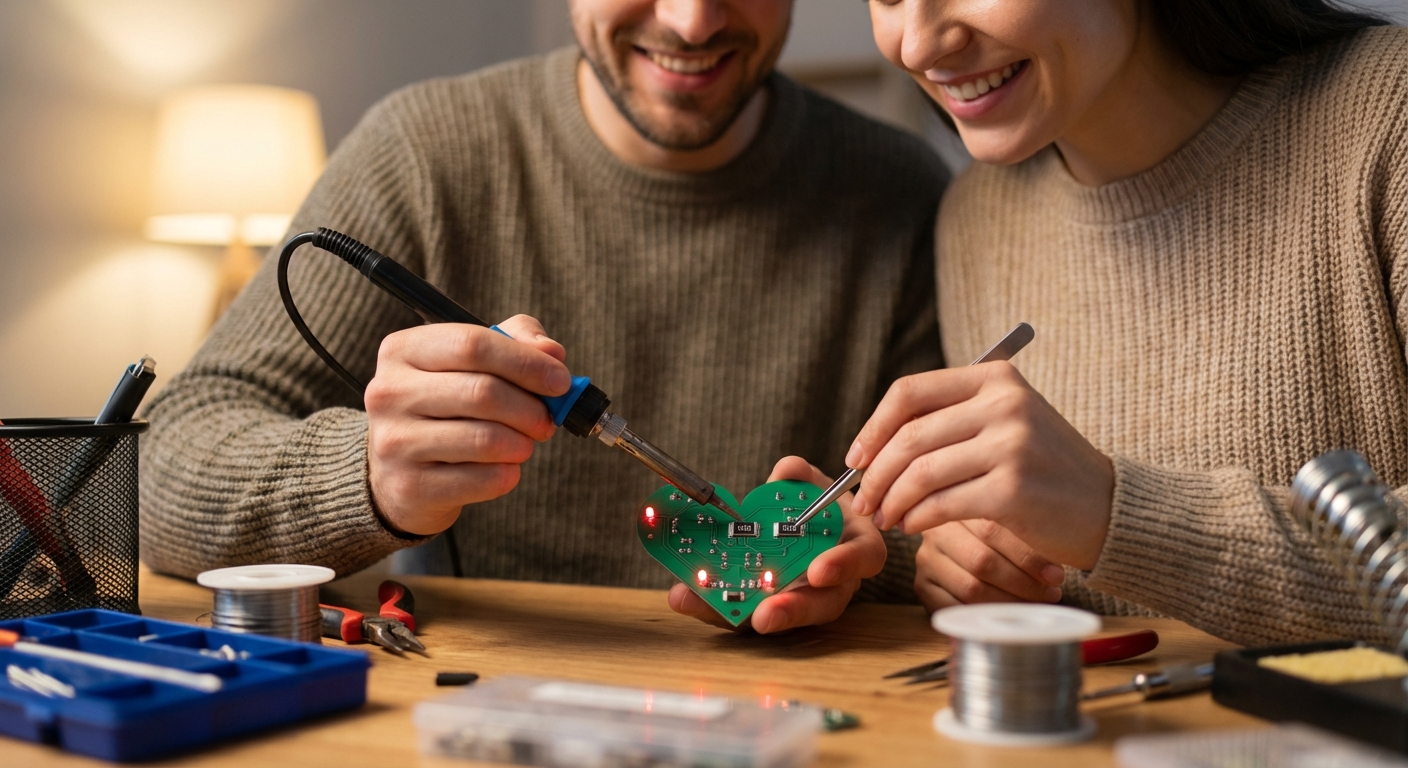 Идеальный подарок с любовью: как собрать светящееся сердце своими руками и зачем нужны чип-резисторы 10 Ом