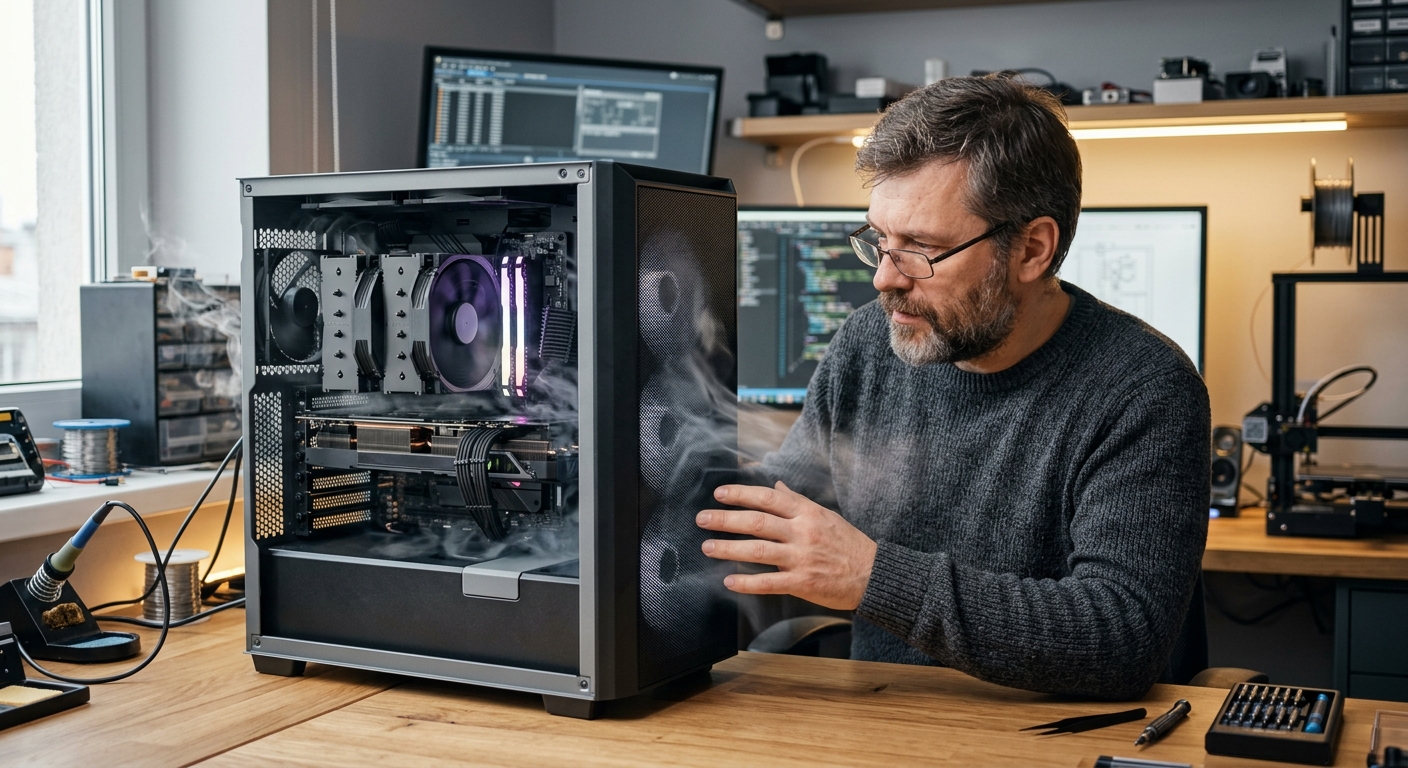 Эволюция компьютерных корпусов: как современные фронтальные панели влияют на охлаждение процессоров и видеокарт