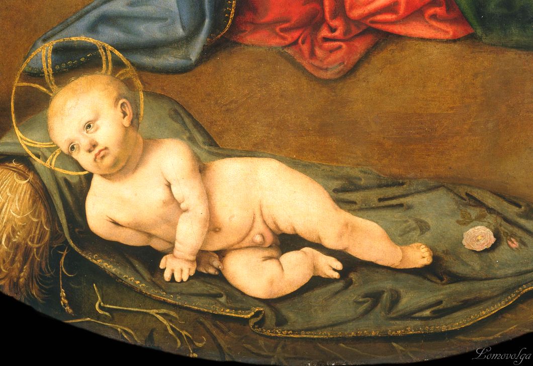 43Рождество с юным Иоанном Крестителем (ок.1500) (145.7 см) (Вашингтон, Нац. галерея)2.jpg