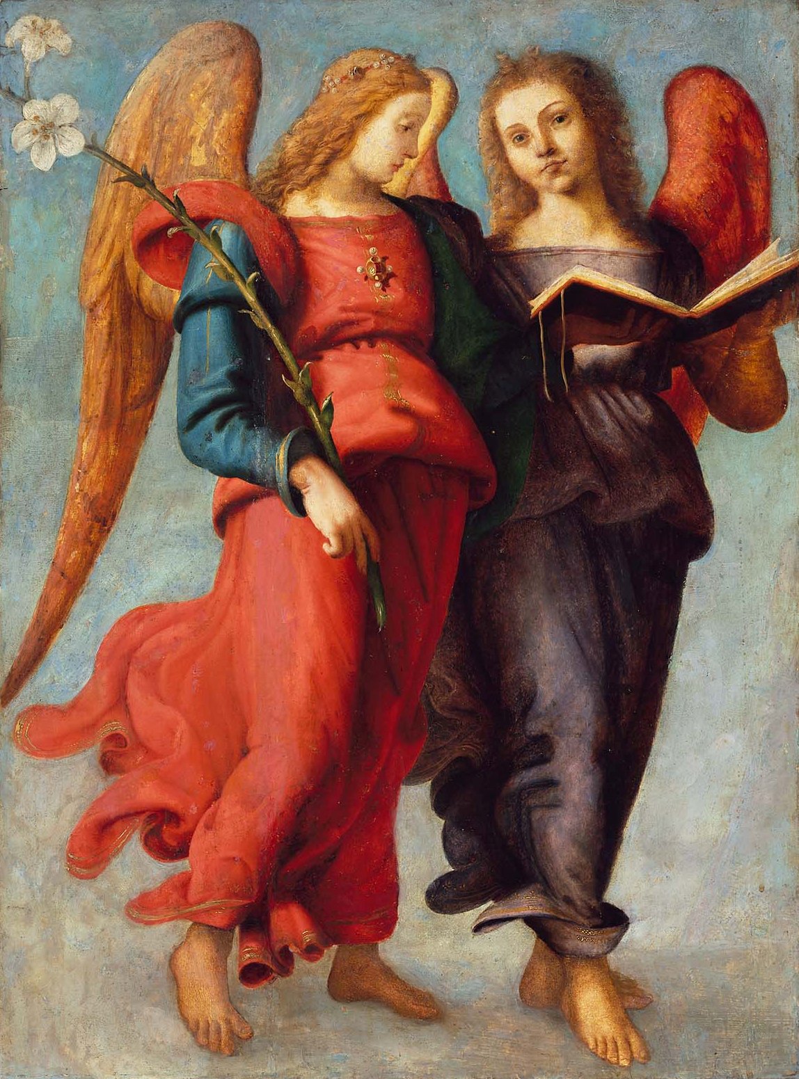 13Два ангела (Two Angels) (атр)_87.3 х 64.5_д перев на х.,м._Бостон, Музей изобразительных искусств.jpg