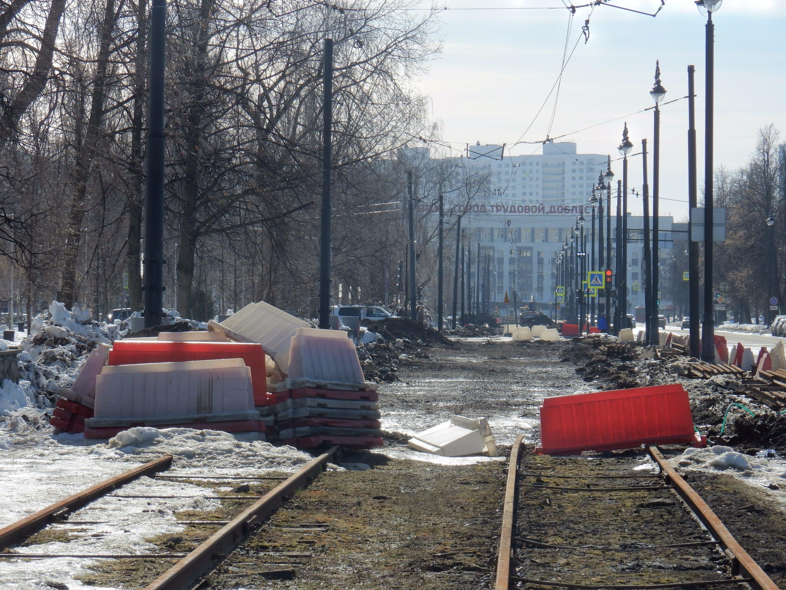 В Перми до 24 апреля перекрыли движение на перекрестке Сибирской и 1-й Красноармейской