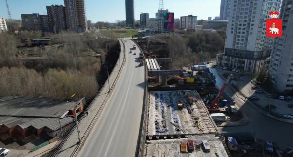 В Перми завершается строительство второго этапа моста через Егошиху