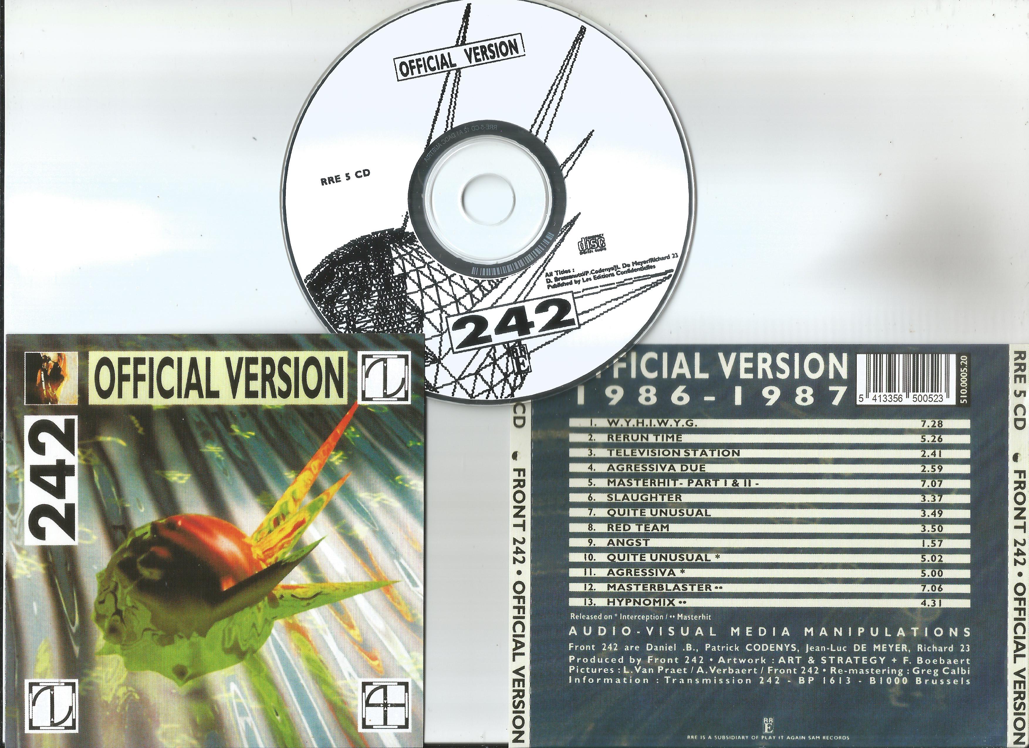 FRONT 242 Official Version (remastered)