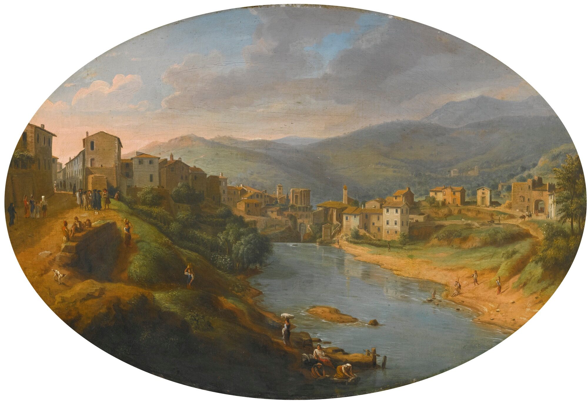4TIVOLI, A VIEW OF THE TOWN AND THE RIVER ANIENE BEFORE THE OLD WATERFALL.jpg