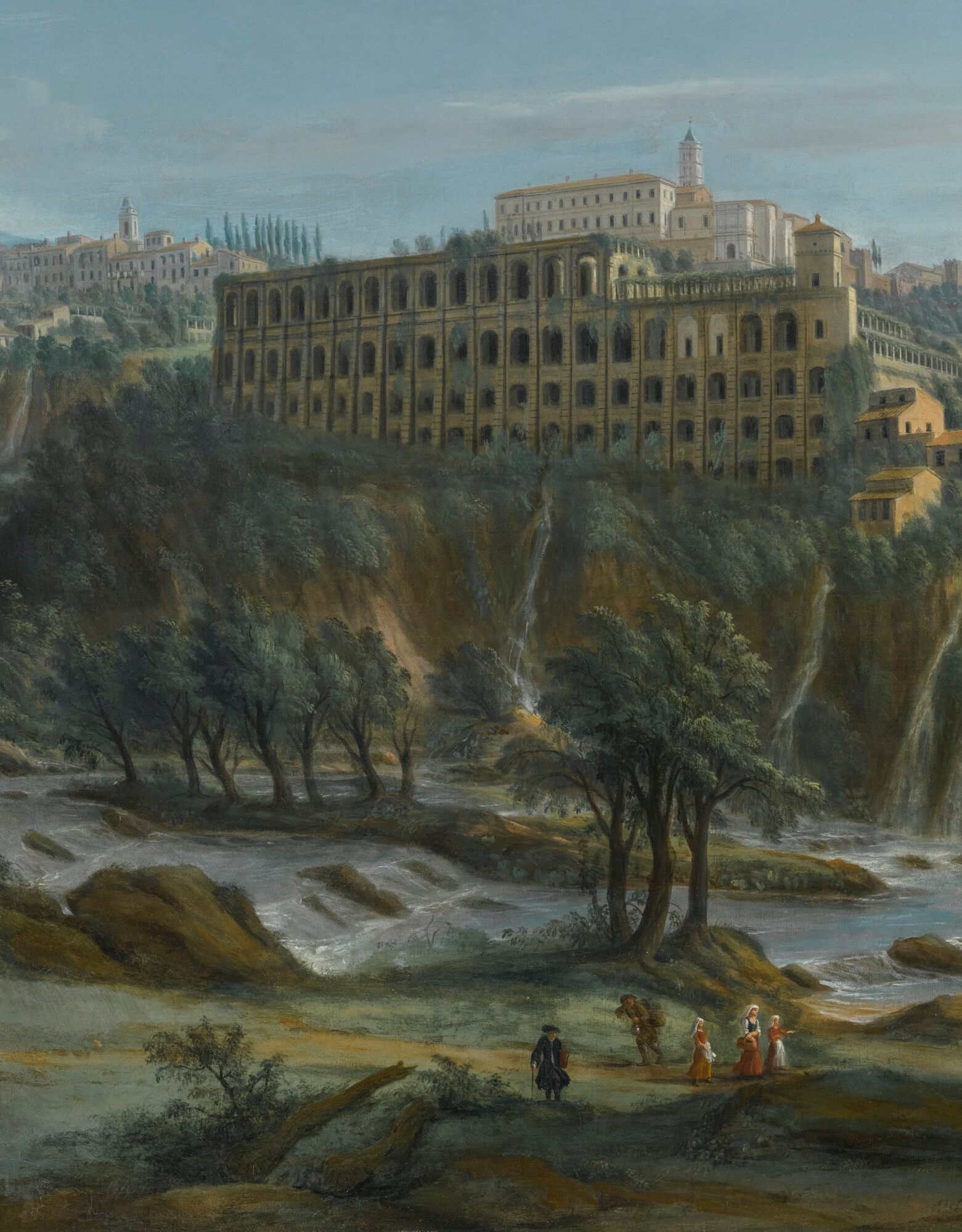 43TIVOLI, A VIEW OF THE WATERFALLS AND THE VILLA OF MAECENAS (DETAIL).jpg