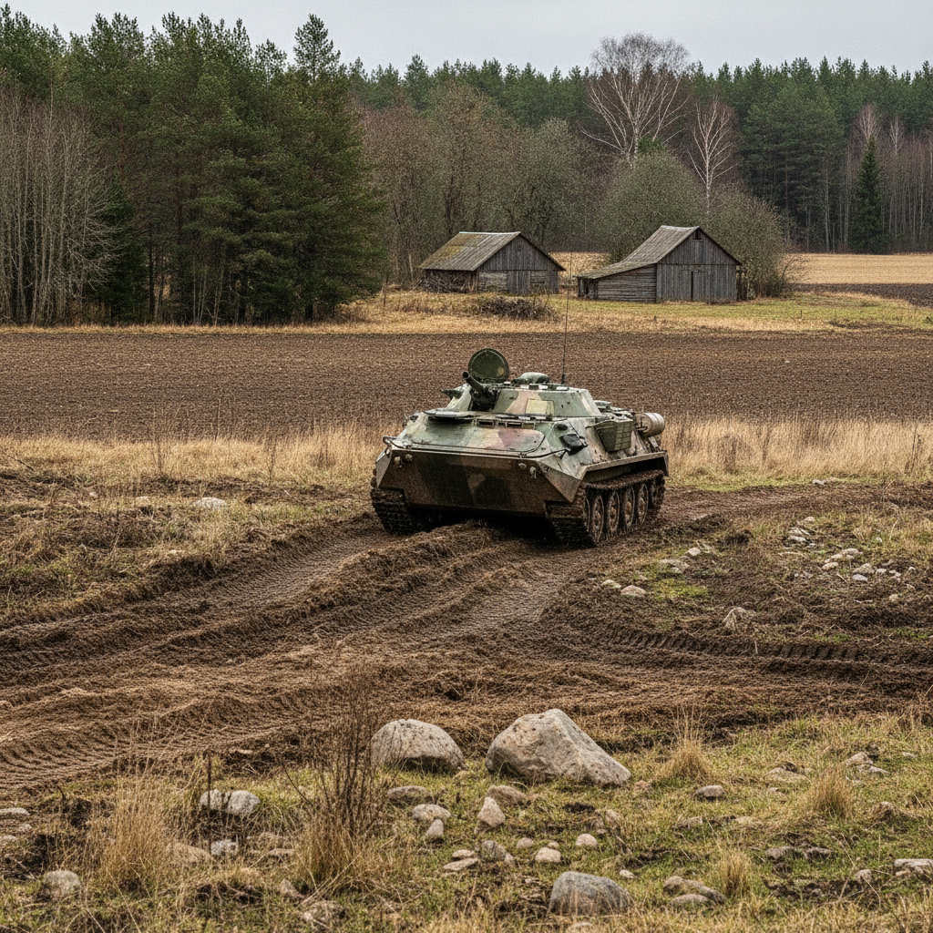 Военные вездеходы на гражданке - МТ-ЛБ (мотолыга) как транспорт для отдаленных хозяйств
