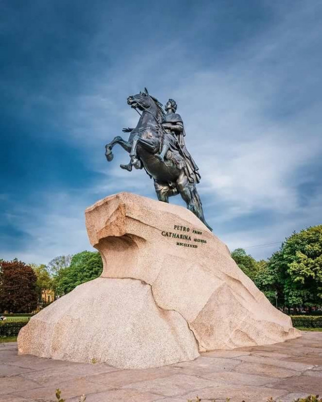 Петербург памятник петру 1 фото Тайны и легенды "Медного всадника".: picturehistory - ЖЖ